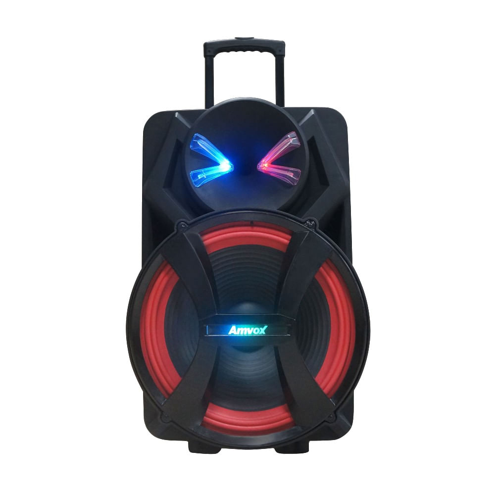 Caixa Amplificada Amvox ACA1100 Dezoitão com Bluetooth, 1100 W